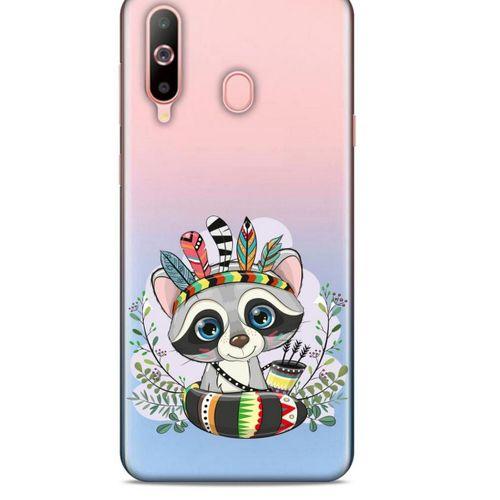Zoologix (41) Samsung Galaxy A60 Şeffaf Kılıf Silikon Desenli