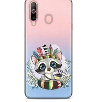 Zoologix (41) Samsung Galaxy A60 Şeffaf Kılıf Silikon Desenli