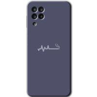 Samsung Galaxy M22 HD Baskılı Kılıf + 9D Tam Ekran Koruyucu - Sigara Zararlıdır