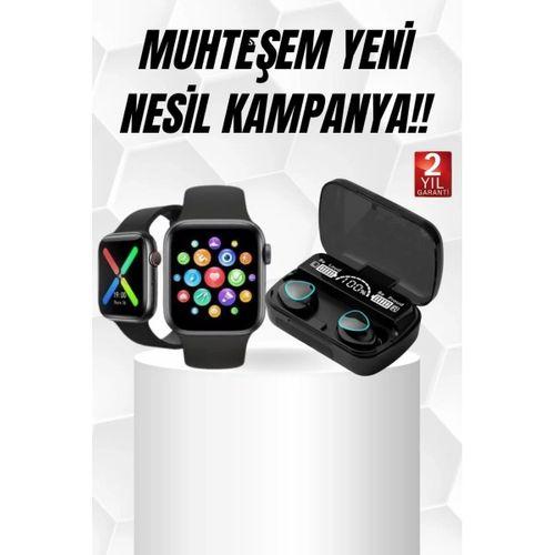 Kaliteli Akıllı Saat Ve Kaliteli Bluetooth Kulaklık Anc Özelliği Uzun Pil Ömrü