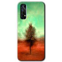 Realme 7 Kılıf HD Desen Baskılı Arka Kapak - Outlines Paint + Kırılmaz Cam