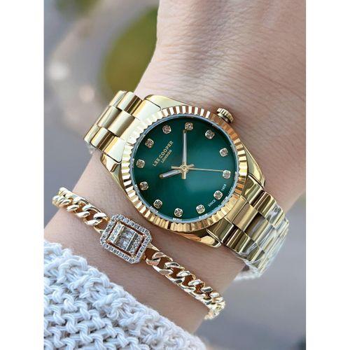 Lee Cooper Çelik Kordonlu 3 Atm Suya Dayanıklı 2 Yıl Garantili Kadın Kol Saati BC.08212.170