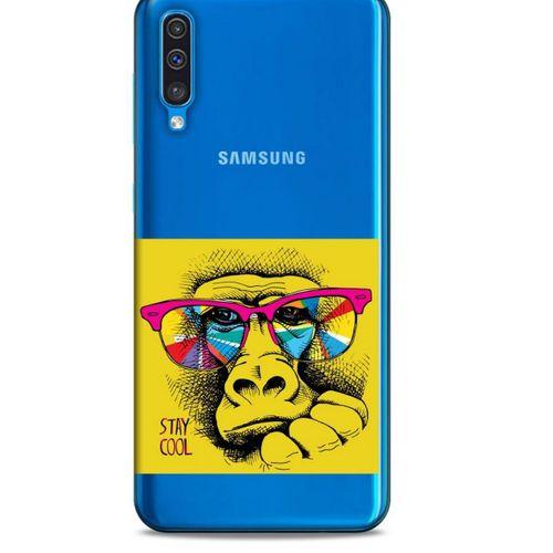 Zoologix (13) Samsung Galaxy A21s Şeffaf Kılıf Silikon Desenli
