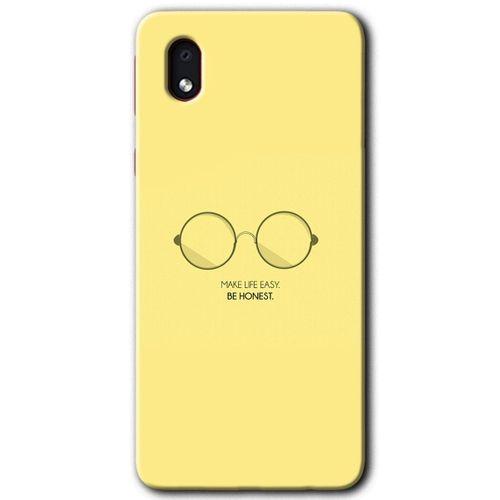 Samsung Galaxy A01 Core Kılıf Baskılı Kapak - Be Honest +Tam Ekran Koruyucu
