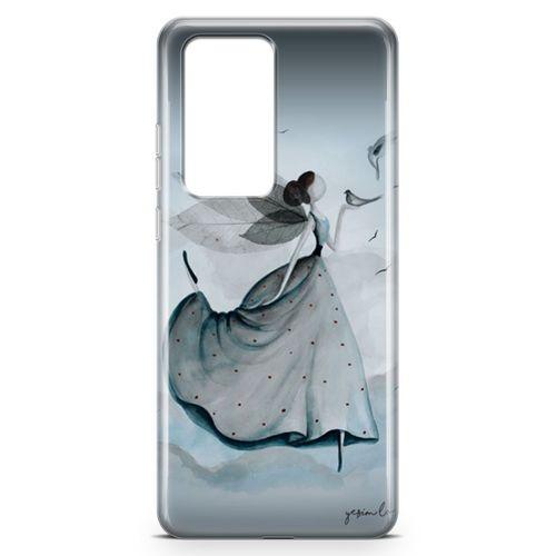 Huawei P40 Pro Kılıf Uçur Sevgini Arka Kapak Koruma Desenli Full Koruyucu