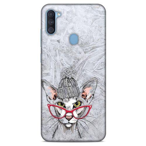 Animax Bereli Kedi Samsung Galaxy A11 Kılıf Desenli Silikon