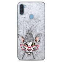 Animax Bereli Kedi Samsung Galaxy A11 Kılıf Desenli Silikon