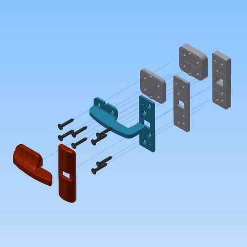 Lüks Emniyet Kancası Beyaz