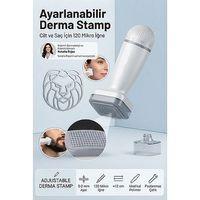 Profesyonel Ayarlanabilir Derma Stamp 140 İğne Cilt ve Saç Mikro İğneleme Cihazı 120 İğne Cilt Saç ve Sakal Bakım 723735
