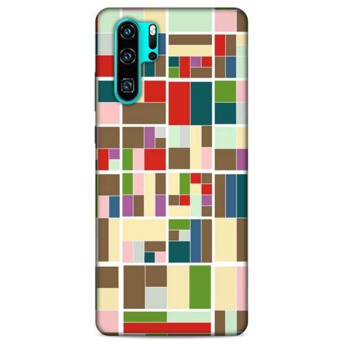 Lopard Huawei P30 Pro Uyumlu Kılıf Soyut Sanat (47) Baskılı Crystal Flex Kılıf
