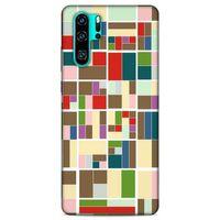 Lopard Huawei P30 Pro Uyumlu Kılıf Soyut Sanat (47) Baskılı Crystal Flex Kılıf