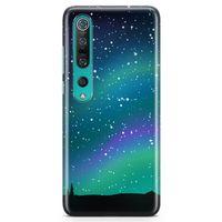 Xiaomi Mi 10 Kılıf Kuzey Işıkları Arka Kapak Koruma Desenli Full Koruyucu