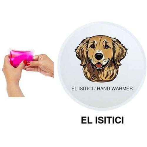 Sıa Kahverengi Köpek Cep Sobası,El Isıtıcı,Sıcak Su Torbası Pvc  10X9,5Cm