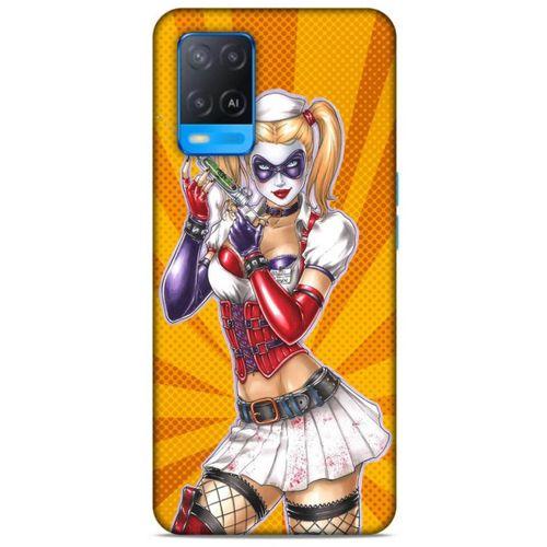 Oppo A54 4G Uyumlu Kılıf Harley Quinn (42) Rugged Armor Kılıf Mandalina