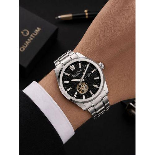 Quantum Otomatik Mekanizma Sapphire Cizilmez Cam Çelik Kordon 10 Atm Erkek Kol Saat EMG.1192.350