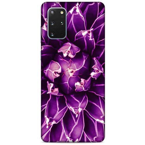 Lopard Samsung Galaxy S20 Plus Uyumlu Kılıf Bahar (12) Koruyucu Silikon Mor