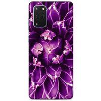 Lopard Samsung Galaxy S20 Plus Uyumlu Kılıf Bahar (12) Koruyucu Silikon Mor