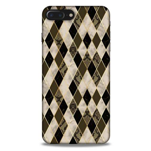 Mermer Desenli (2) Tema Kabı Bej Apple Iphone 8 Plus Kılıf