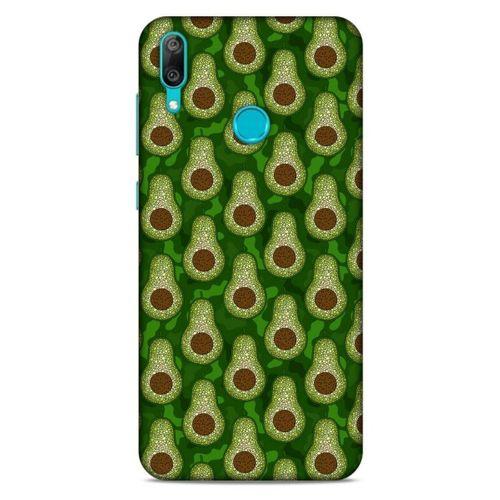 Frutix Avokado 02 Huawei Y7 Prime 2019 Kılıf Desenli Silikon