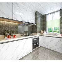 Mermer Desenli Yapışkanlı Tezgah Folyosu 5 Mt.