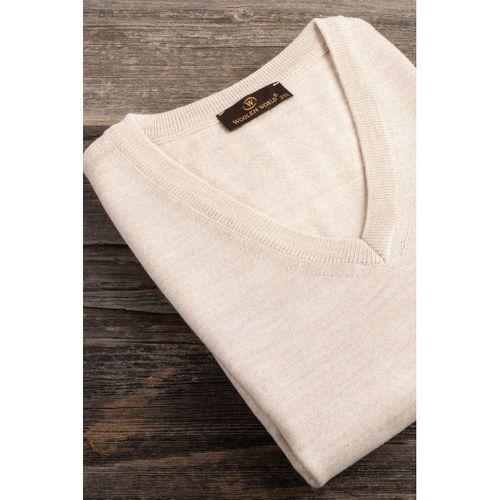 V Yaka Battal (Büyük Boy) Yünlü Kolsuz Triko Süveter