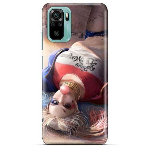 Xiaomi Redmi Note 10 5G Uyumlu Kılıf Harley Quinn (2) Kabı Kahve