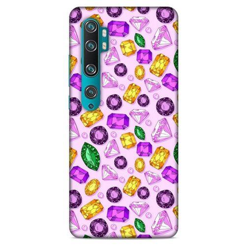 Xiaomi Mi Note 10 Kılıf Baskılı Özel Seri Taşlı (50) Shockproof Kılıf