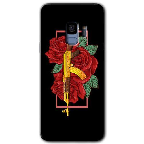 MRCİLETİSİM MRCİLETİSİM Samsung Galaxy S9 Kılıf HD Desen Baskılı Arka Kapak + Temperli Cam - Bedel