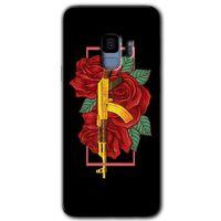 MRCİLETİSİM MRCİLETİSİM Samsung Galaxy S9 Kılıf HD Desen Baskılı Arka Kapak + Temperli Cam - Bedel
