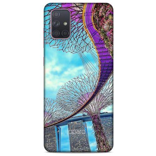 Samsung Galaxy A71 Kılıf Dünya Mimarisi (41) Tank Kılıf Best Gardens Singapur