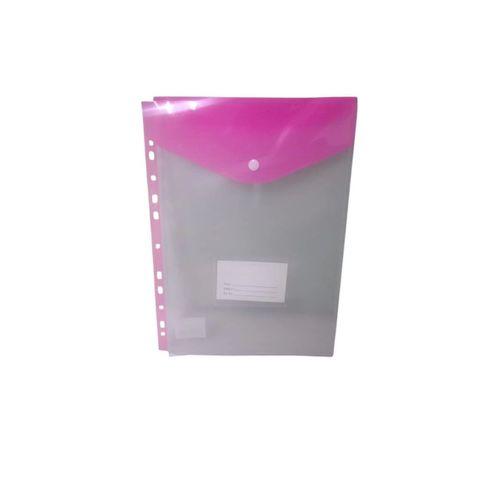 LİNEA A4 DİK İSİMLİKLİ KLASÖRE TAKILAN ÇITÇITLI DOSYA (Pembe ) ( 6 Adet )