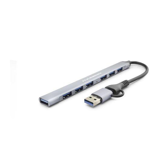 Usb 3.0 & Type-C Hub 7 Port - Gri HDX7857