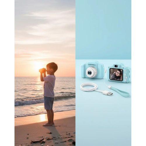 Mavi Taşınabilir Mini Kamera Hd Video Fotoğraf Çekimli Usb Şarjlı Hafıza Kart Destekli