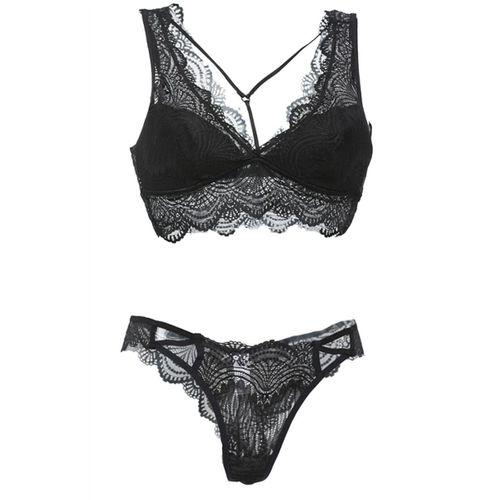 F.K. 420 Kadın Desteksiz Balensiz Dantelli B-Cup Bralet Takımı