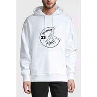 23 Basketboll Beyaz Erkek Kapşonlu Sweatshirt