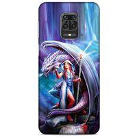 Xiaomi Redmi Note 9 Pro Kılıf Dragons (31) TPU Kılıf Ejderha ve Sahibe