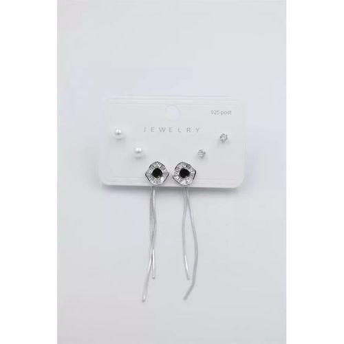 Çoklu Set Küpe - Gümüş