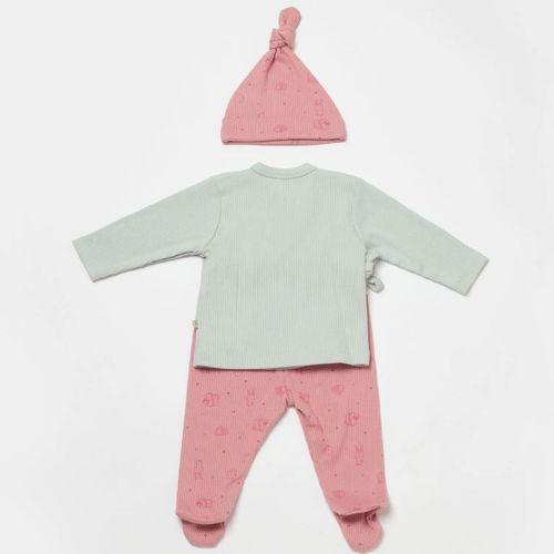 Bibaby Biorganic Modal Play With Me 3'Lü Zıbın Set 58035 Mint