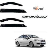 Krom Cam Rüzgarlığı 1.2Mm Fiat Linea 4'Lü / Caru449