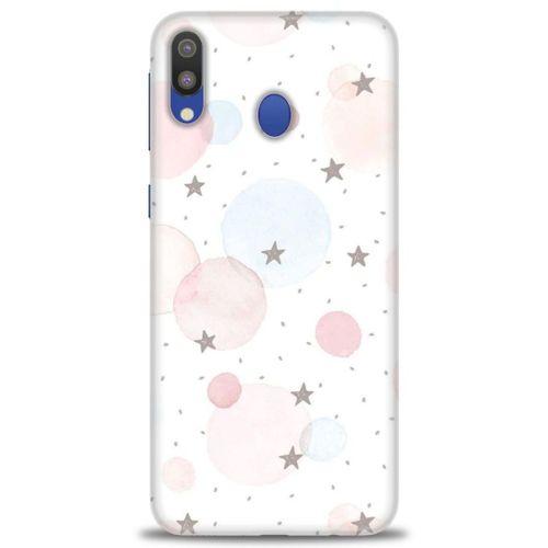 Samsung Galaxy A10S Kılıf HD Baskılı Kılıf - Yıldız Puantiye + Tam Ekran Koruyucu