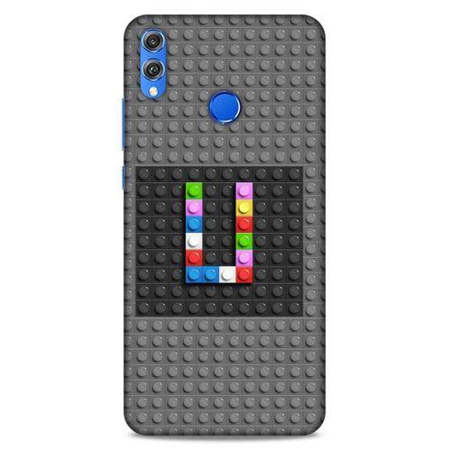 Lopard Huawei Honor 8x Uyumlu Kılıf BloX (33) Hybrid Kılıf U Harfi