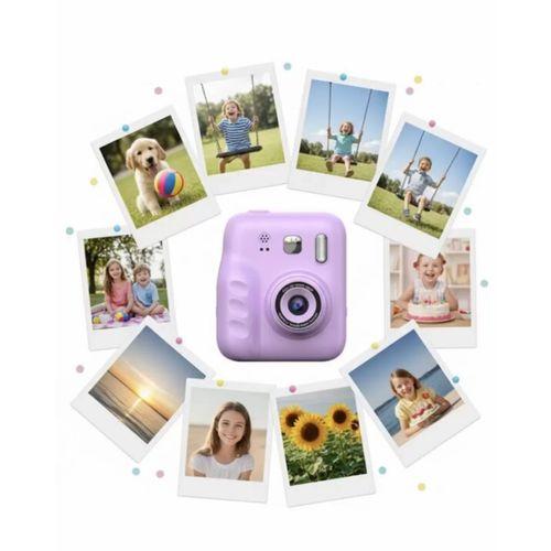 Mini Çocuk Kamerası Fotoğraf Video Çekim 4 Rulo Kağıt Ve 5 Kalem Hediyeli