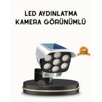 Güneş Paneliyle Şarj Olan Hareket Sensörlü Dış Mekan Güvenlik Lambası Ayarlanabilir