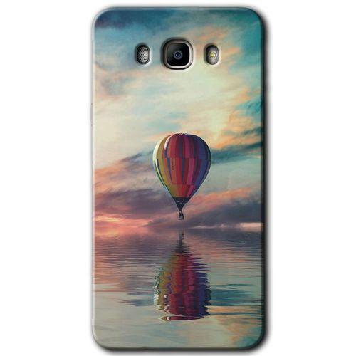 Galaxy J7 2016 Kılıf HD Desen Baskılı Arka Kapak - Zeplin + Kırılmaz Cam