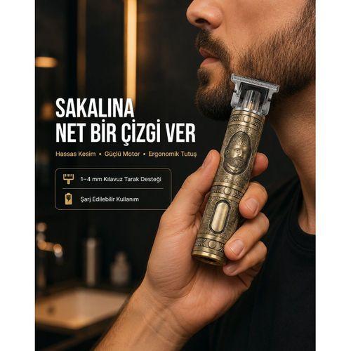 Saç Ve Sakal İçin Çok Fonksiyonlu Güçlü Kesme Makinesi