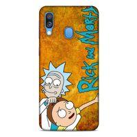 Samsung Galaxy A40 Uyumlu Kılıf Rick And Morty (13) Silikon Kap Mr. Meeseeks