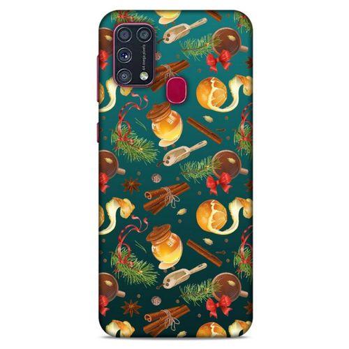 Frutix Portakal 01 Samsung Galaxy M31 Kılıf Desenli Silikon