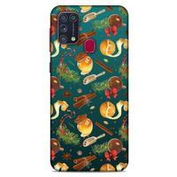 Frutix Portakal 01 Samsung Galaxy M31 Kılıf Desenli Silikon