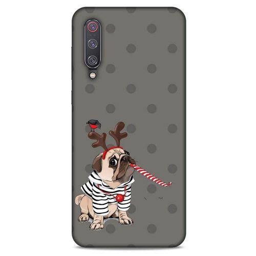 Animax Boynuzlu Pug Xiaomi Mi 9 Kılıf Desenli Silikon