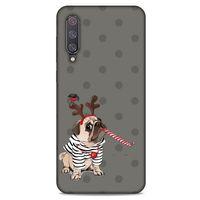 Animax Boynuzlu Pug Xiaomi Mi 9 Kılıf Desenli Silikon